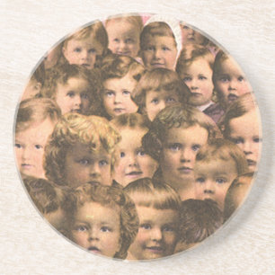 Dessous De Verre En Grès Art d'étiquette de produit vintage, nourriture pou