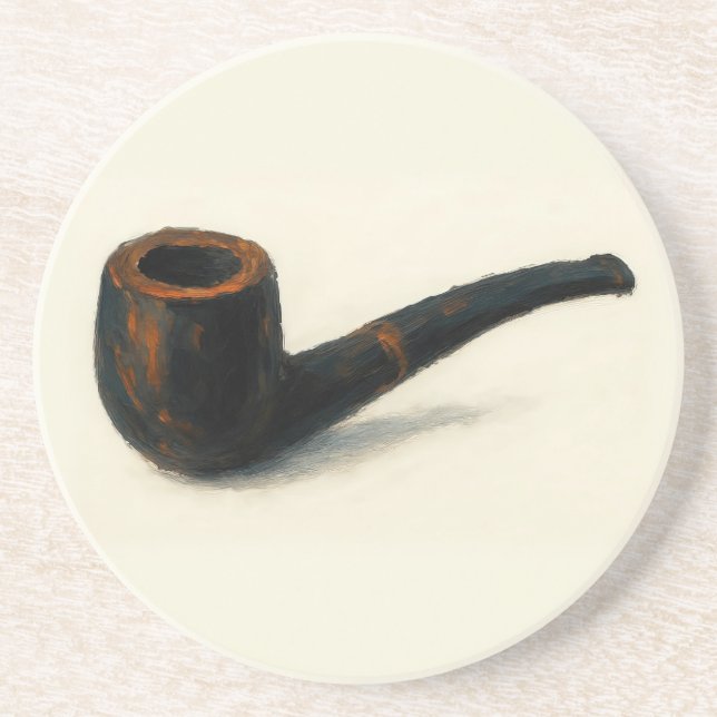 Dessous De Verre En Grès Art du Pipe (Devant)