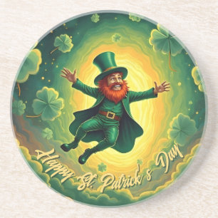 Dessous De Verre En Grès Art magique de la Saint-Patrick sur le thème des l