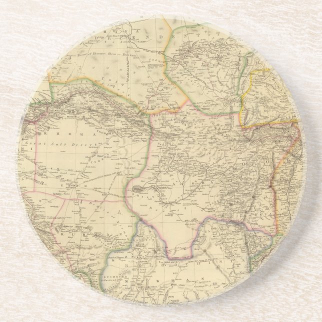 Dessous De Verre En Grès Asie centrale 2 (Devant)