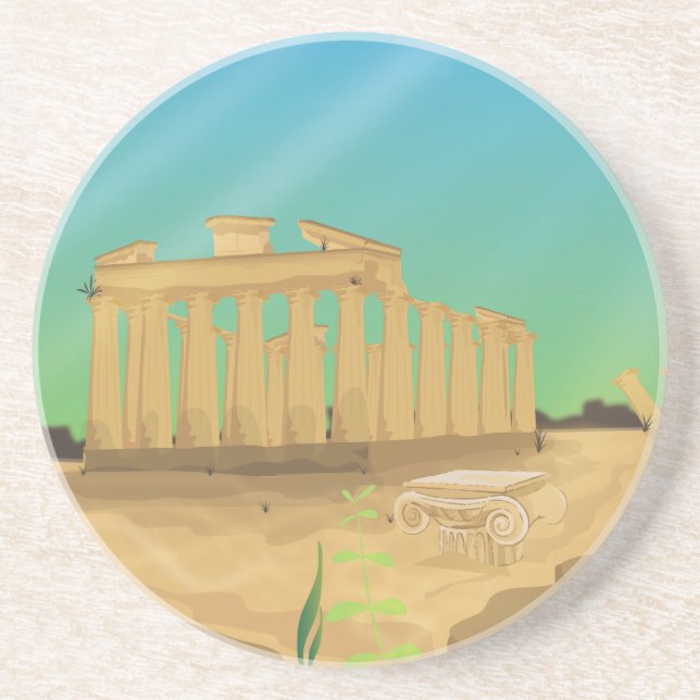 Dessous De Verre En Grès Atlanta (Devant)