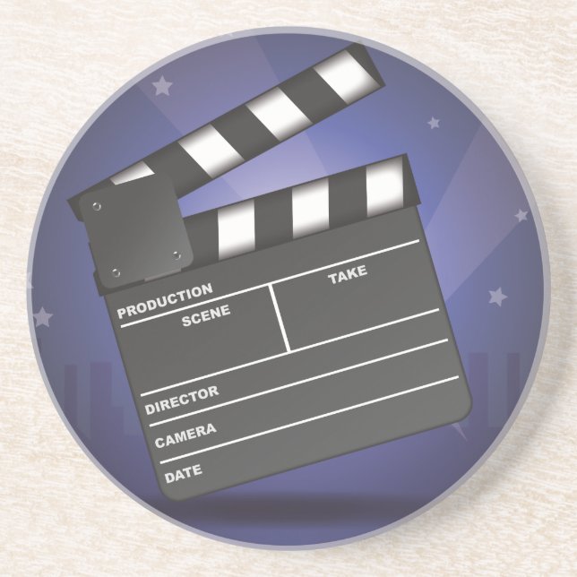 Dessous De Verre En Grès Au cinéma (Devant)