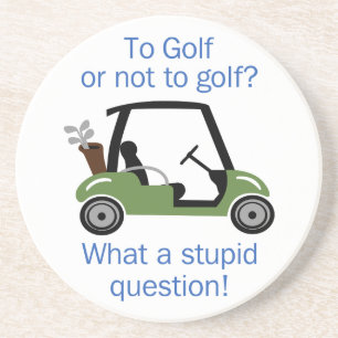 Dessous De Verre En Grès Au Golf ou non