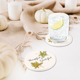 Dessous De Verre En Grès Automne Feuillage d'automne Amitié Action de grâce