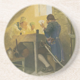 Dessous De Verre En Grès Aux Cartes dans la Cage de Cluny par NC Wyeth