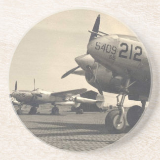 Dessous De Verre En Grès Avions de 2ÈME GUERRE MONDIALE