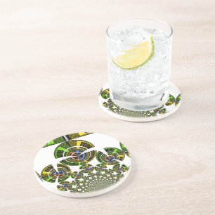 Dessous De Verre En Grès Aztèque