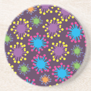 Dessous De Verre En Grès Bacteria Spores