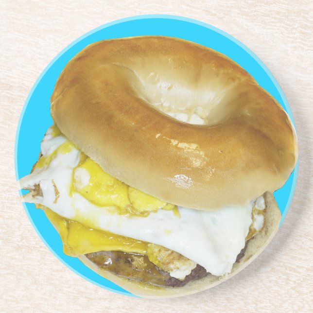 DESSOUS DE VERRE EN GRÈS BAGEL 6 (Devant)