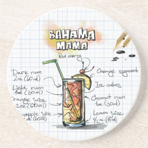 Dessous De Verre En Grès Bahama Mama