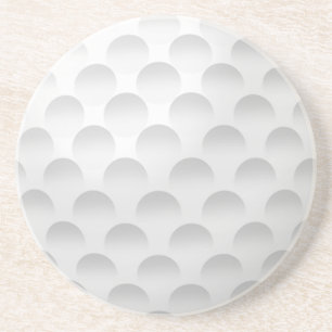 Dessous De Verre En Grès Bal de golf blanc