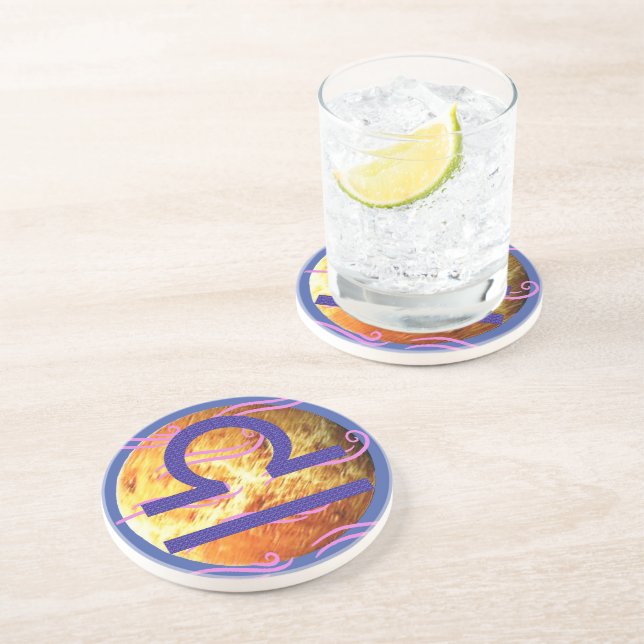 Dessous De Verre En Grès Balance (Côté)