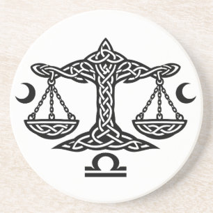 Dessous De Verre En Grès    Balance celtique de la Balance par BurnsInHell
