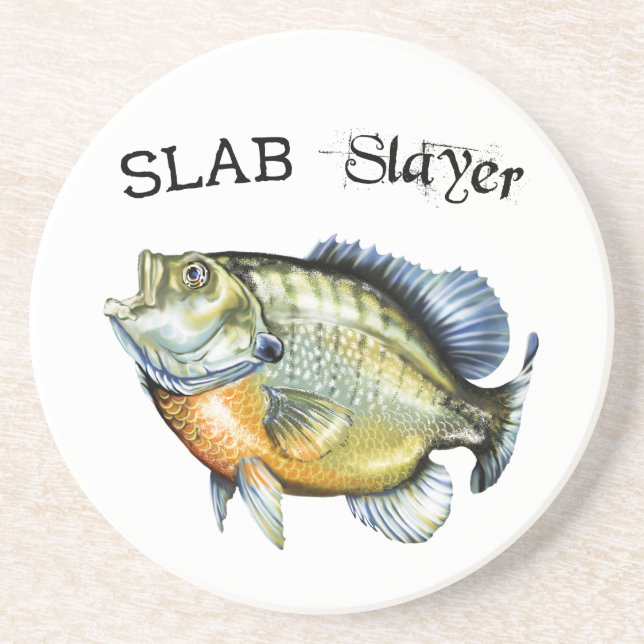 Dessous De Verre En Grès Balayage de la dalle de sébaste Bluegill (Devant)