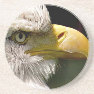 DESSOUS DE VERRE EN GRÈS BALD EAGLE