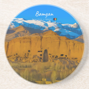 Dessous De Verre En Grès Bamyan, Afghanistan - Vallée de la falaise de Boud