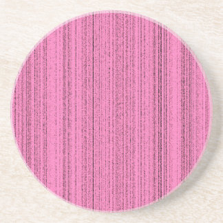 Dessous De Verre En Grès Bandes roses
