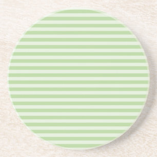 Dessous De Verre En Grès Bandes vertes