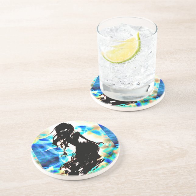 Dessous De Verre En Grès Banshee (Côté)