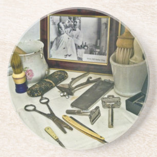 Dessous De Verre En Grès Barber Shop