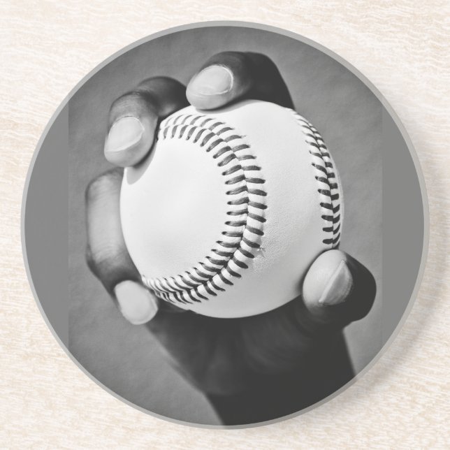 Dessous De Verre En Grès baseball en main (Devant)