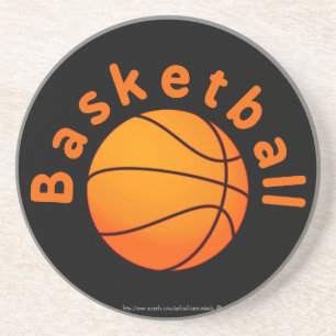 Dessous De Verre En Grès "Basket-ball ! !"