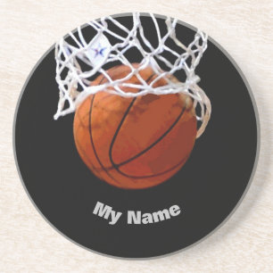 Dessous De Verre En Grès Basket-ball Votre nom