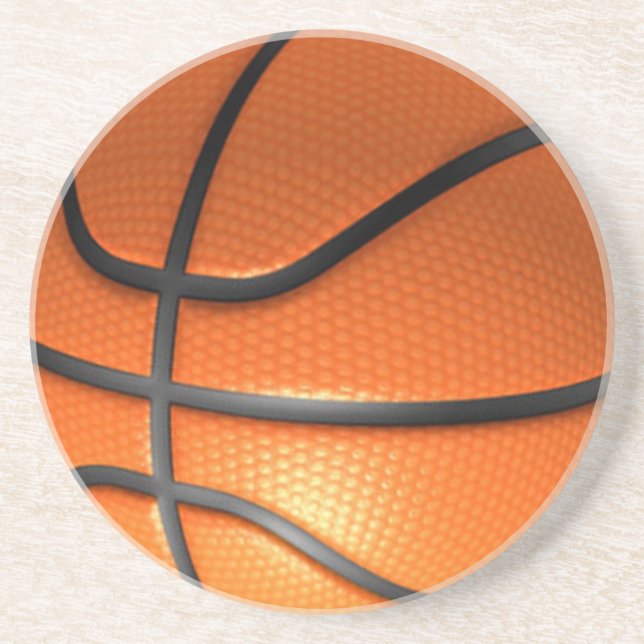 Dessous De Verre En Grès Basket - Oeuvres Sportives Populaires (Devant)