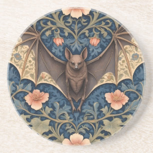 Dessous De Verre En Grès Bat volant élégant William Morris Inspiré Floral