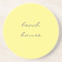 Beach House Gris Jaune Gris Clair Cool élégant