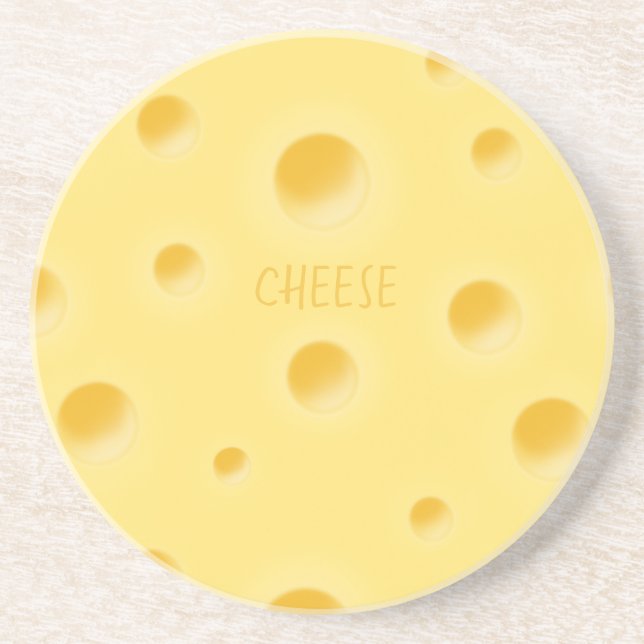 Dessous De Verre En Grès Beau Fromage Suisse Dreamy Personnalisable (Devant)
