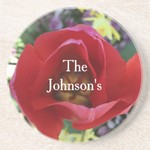 Dessous De Verre En Grès Beauté rose