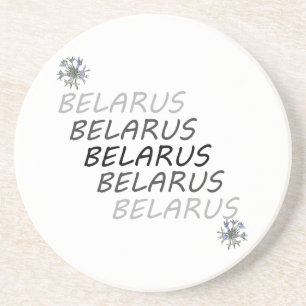 Dessous De Verre En Grès Belarus National Corn Flower