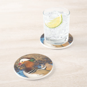 Dessous De Verre En Grès Belle Chatty Mandarin Canard à l'étang