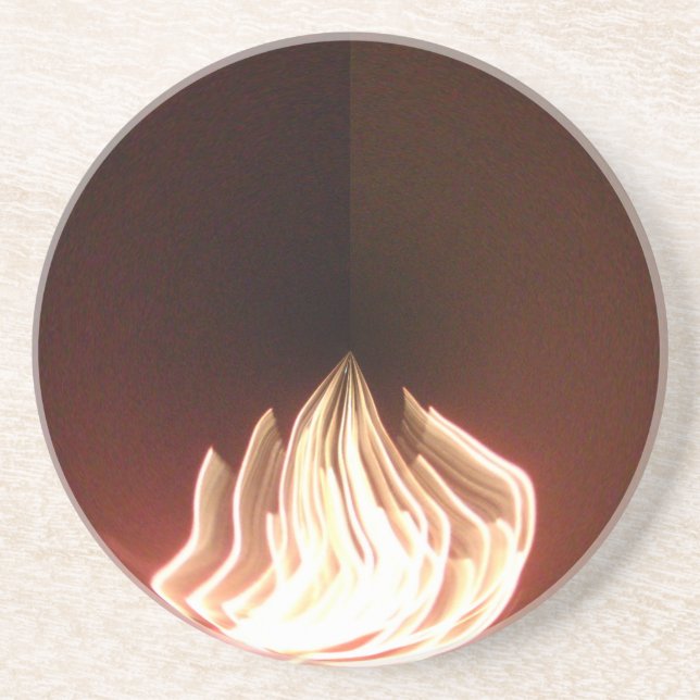 Dessous De Verre En Grès Belle image Abstraite (Devant)