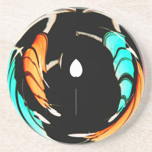 Dessous De Verre En Grès Belle impression Motif Art Africain