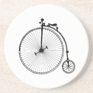 Dessous De Verre En Grès Bicyclette vintage