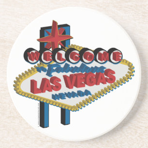 Dessous De Verre En Grès Bienvenue à la fabuleuse Las Vegas