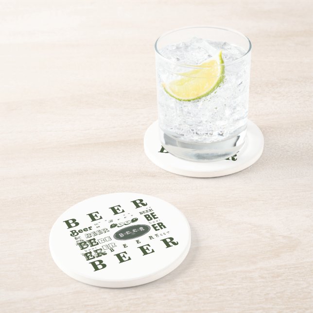 Dessous De Verre En Grès Bière (Côté)