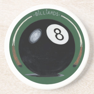 Dessous De Verre En Grès Billard