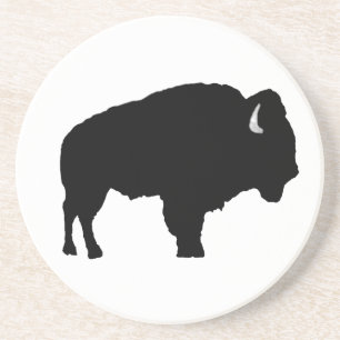 Dessous De Verre En Grès Bison américain