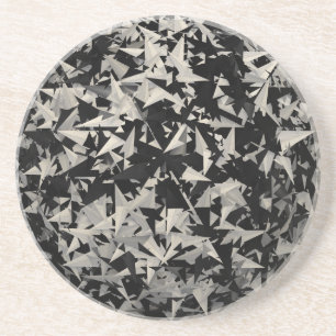 Dessous De Verre En Grès Black