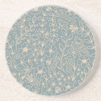 Dessous de verre en grès bleu Dusty