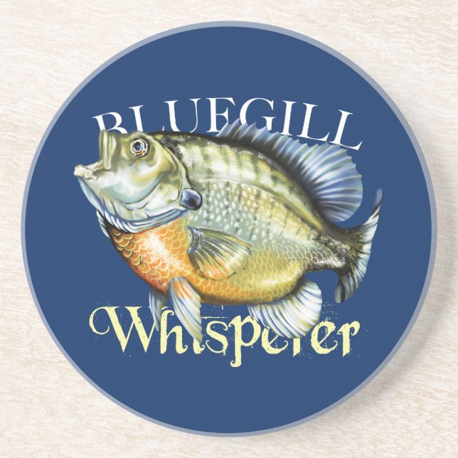 Dessous De Verre En Grès Bluegill Whisperer (Devant)
