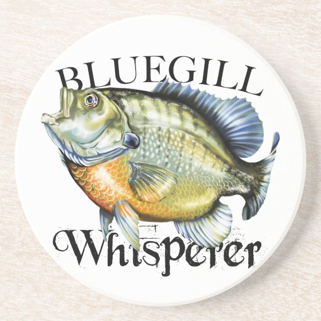 Dessous De Verre En Grès Bluegill Whisperer (Devant)