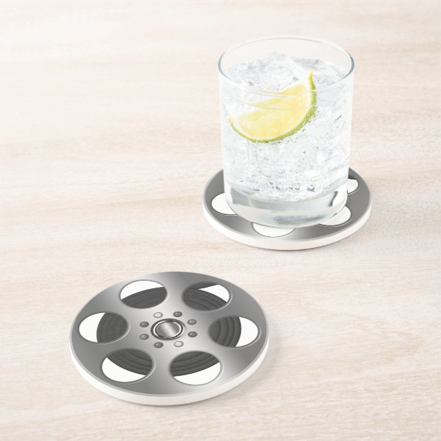 Dessous De Verre En Grès bobine de film (Côté)