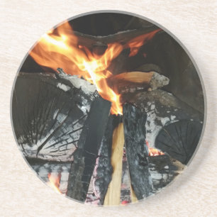 Dessous De Verre En Grès Bois
