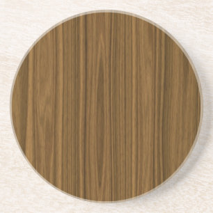 Dessous De Verre En Grès Bois Brown