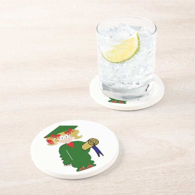 DESSOUS DE VERRE EN GRÈS BONNE DIPLÔME (Côté)