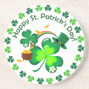 Dessous De Verre En Grès Bonne Saint Patrick's Day